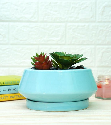 Disk Ceramic Pot