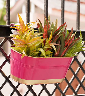 Metal Railing Planter