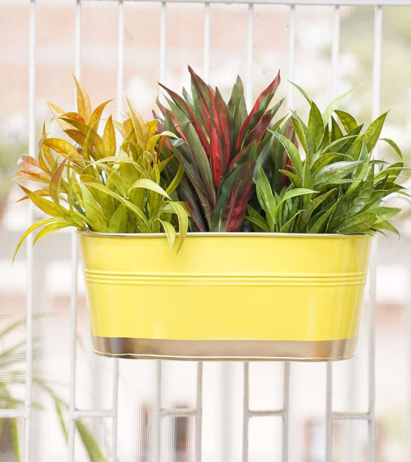 Metal Railing Planter