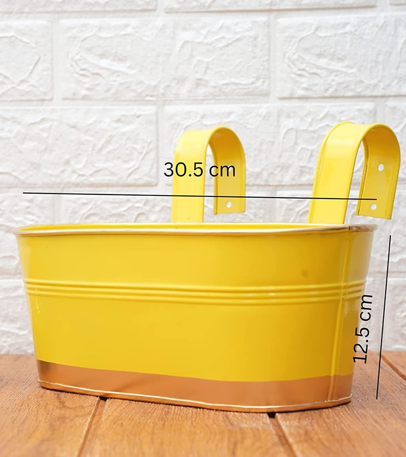 Metal Railing Planter 3