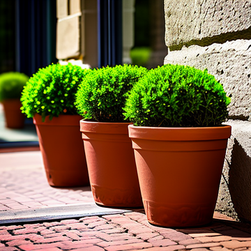 clay pots for plants