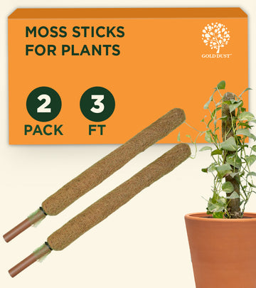 Coco Stick/Pole for Plants 3 Feet - Multi Pack