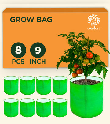 Grow Bags 9x9 Inch (Pack of 8)