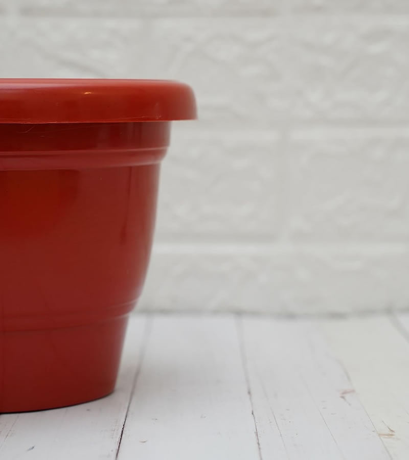 Plastic Pot- Classic - Terracota Color 