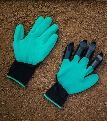 Green Gardening Gloves With Claw