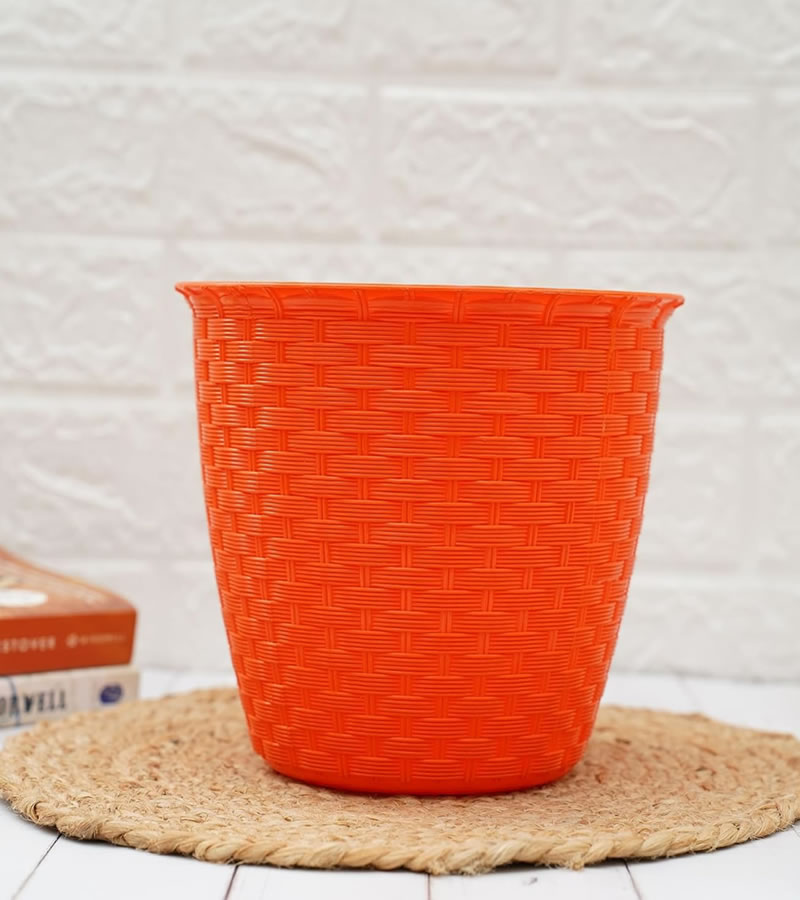 Plastic Pot- Siro - Orange Color  3
