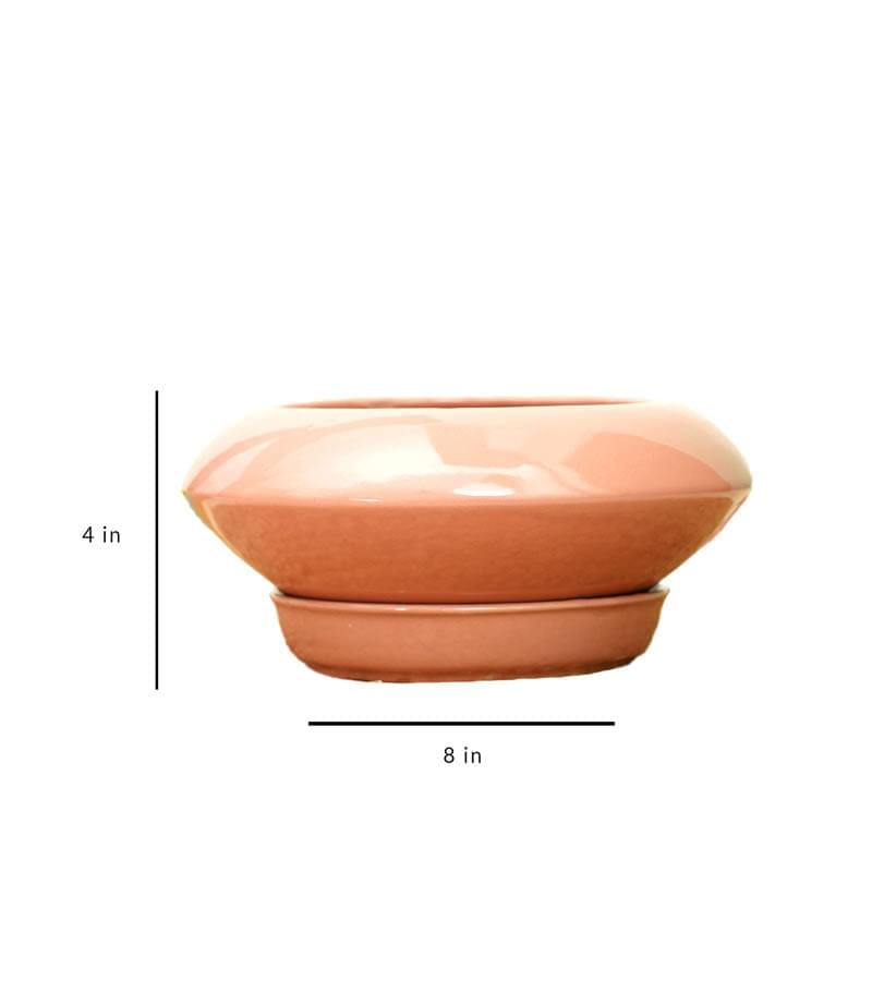 Disc Ceramic Pot 4